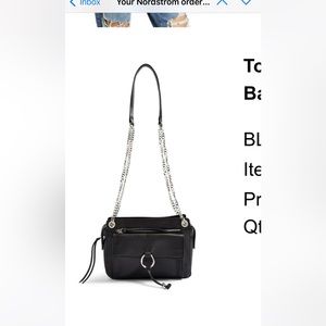 Topshop bag with chain straps